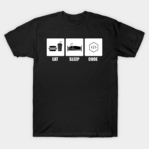 Eat Sleep CODE T-Shirt by Suprise MF